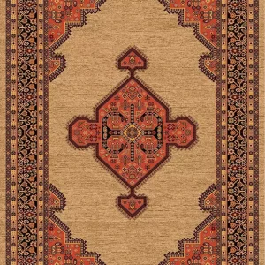 فرش ماشینی 700شانه کلاسیک کد7419-v