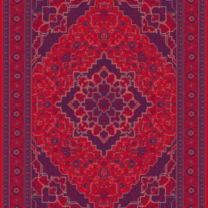 فرش ماشینی 700شانه کلاسیک کد6602